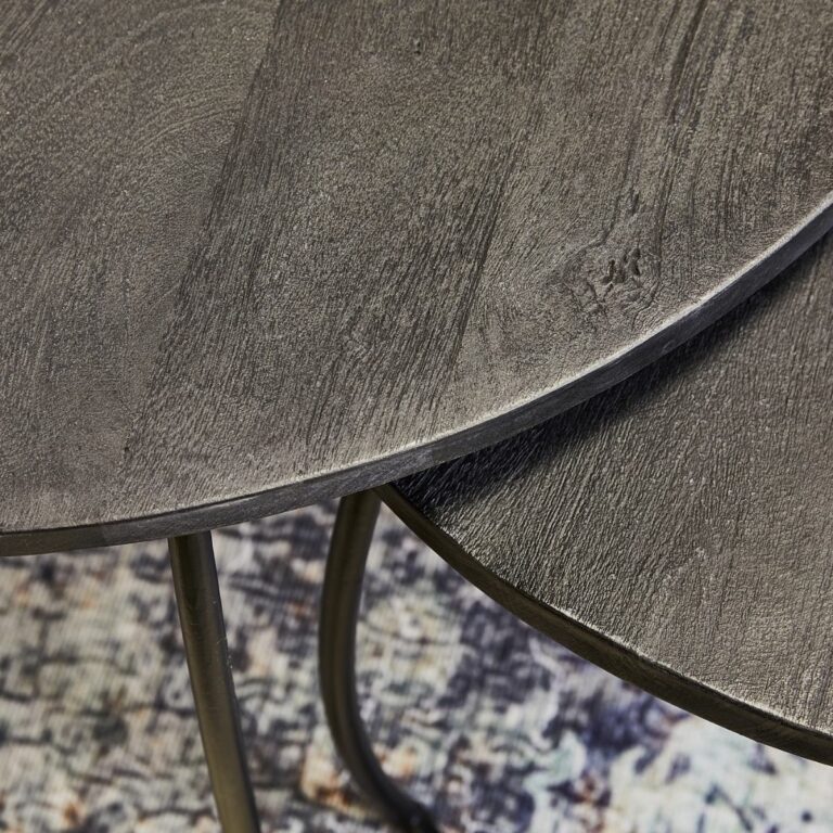 Salontafel Coco Black | 70 cm | Set van 2