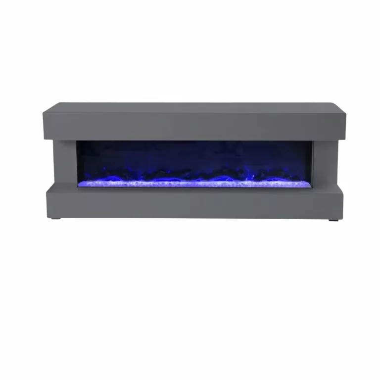 SANTO TT 240x40x60 FIREPLACE + GREY MIRROR
