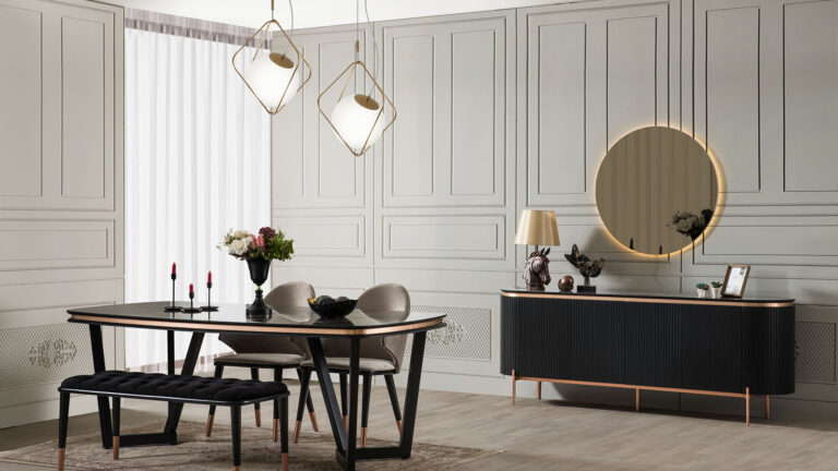 Tesla Black Bronze Eettafel