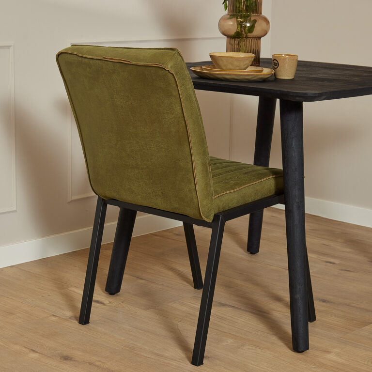 Dining chair Tivoli Bull | Moss green