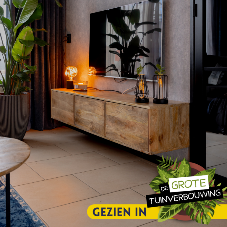 Schwebendes TV-Möbel Vision Natur | 160 cm