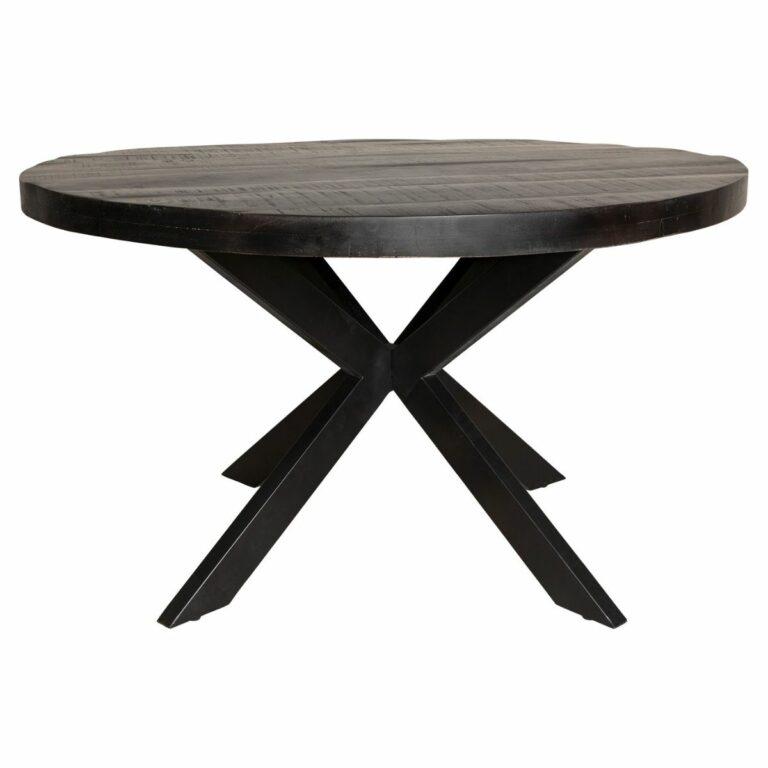 Eettafel Denver Black | 140 cm | Rond