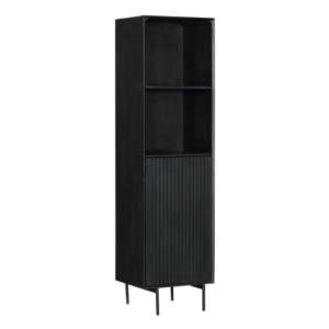 Boekenkast Madison Zwart Mangohout 55 cm