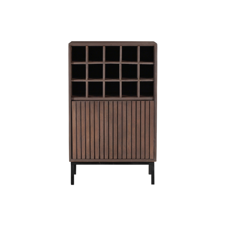 Wijnkast Madison Walnut | 55 cm