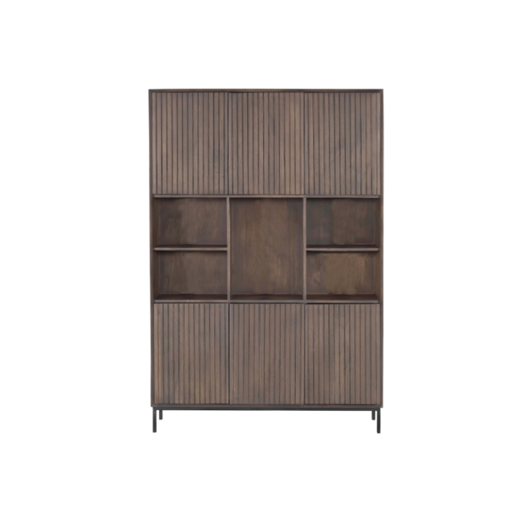 Vakkenkast Madison XL Walnut | 135 cm