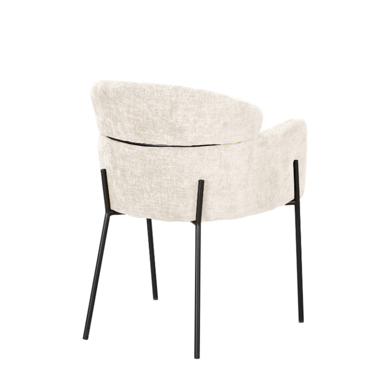 Eetkamerstoel Otis | White | Met armleuning