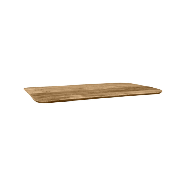 LABEL51 Eetkamertafel Tafelblad Sloppy Edge - Naturel - Mangohout - 120 cm Sloppy