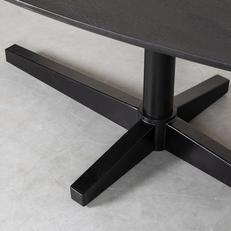 LABEL51 Eetkamertafel Rosie - Zwart - Mangohout - 260x110 cm
