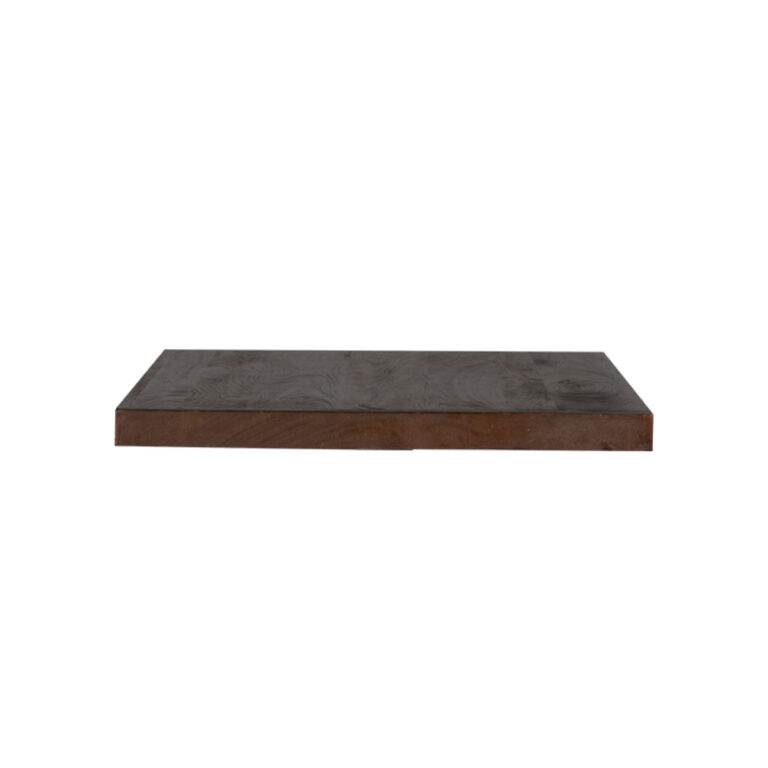 LABEL51 Eetkamertafel Tafelblad Straight Edge - Espresso - Mangohout - 70 cm Straight