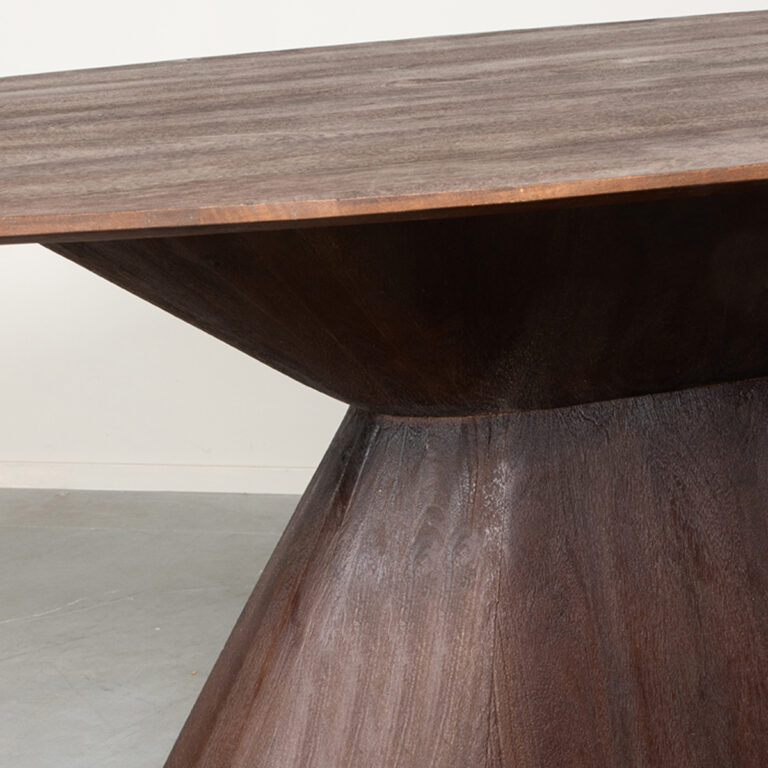 LABEL51 Eetkamertafel Jagger - Espresso - Mangohout - 220x110 cm