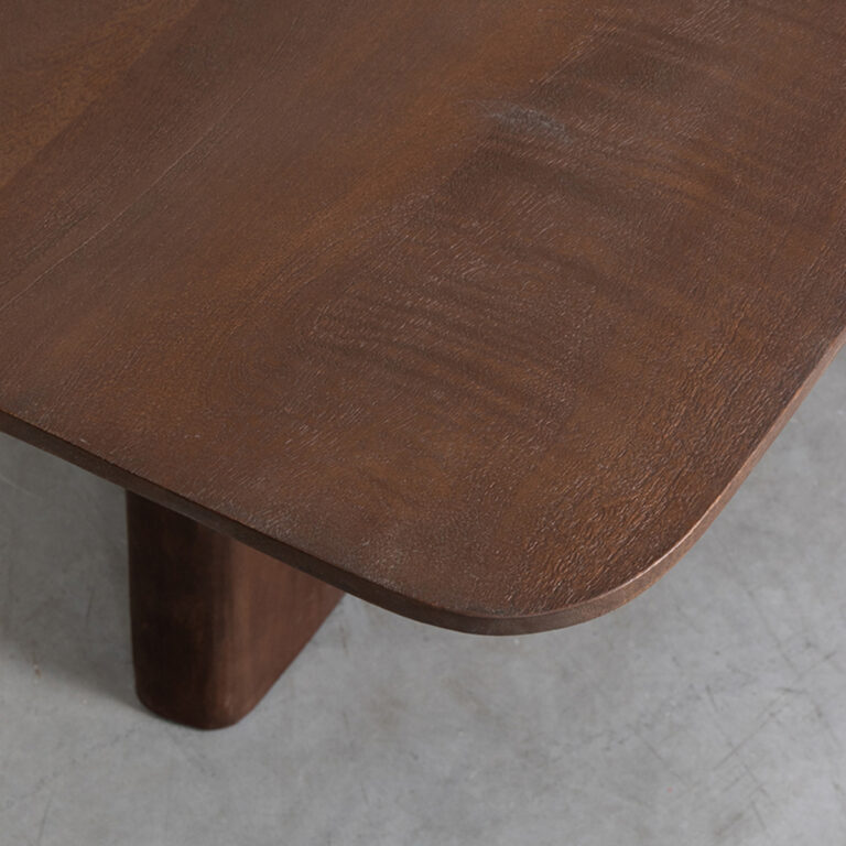 LABEL51 Eetkamertafel Scott - Espresso - Mangohout - 200x100 cm