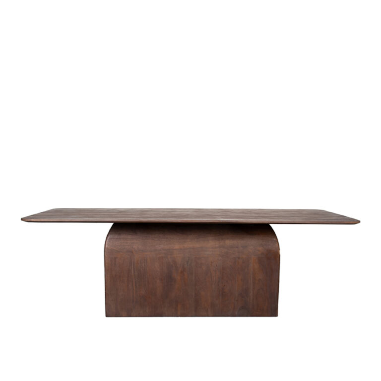 LABEL51 Eetkamertafel Owen - Espresso - Mangohout - 200x100 cm