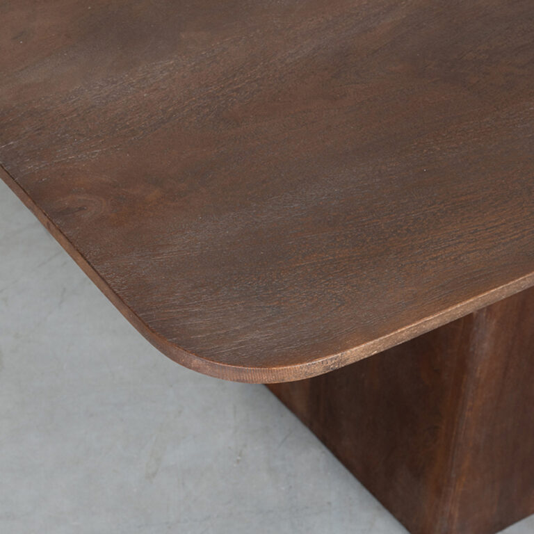 LABEL51 Eetkamertafel Owen - Espresso - Mangohout - 200x100 cm