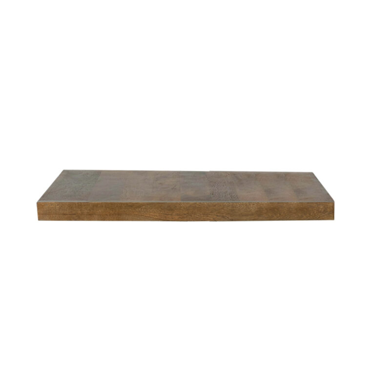 LABEL51 Eetkamertafel Tafelblad Straight Edge - Nature - Mangohout - 120 cm Straight
