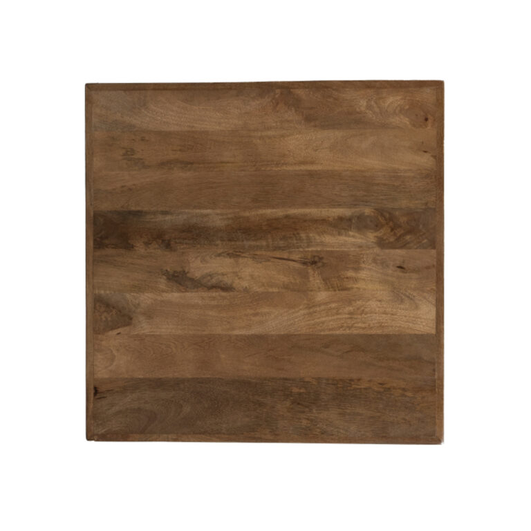 LABEL51 Eetkamertafel Tafelblad Straight Edge - Nature - Mangohout - 70 cm Straight