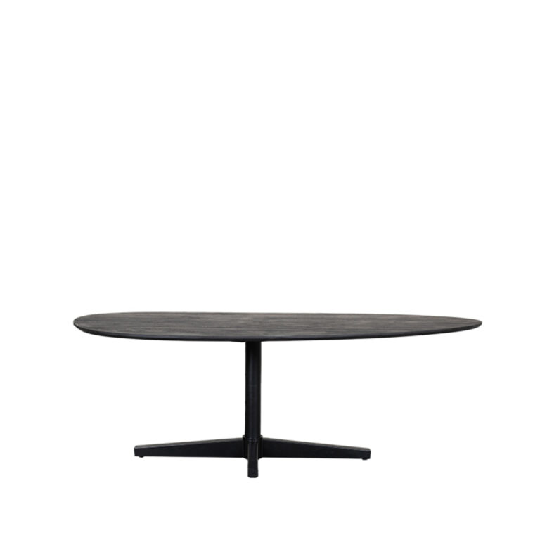 LABEL51 Eetkamertafel Rosie - Zwart - Mangohout - 220x110 cm