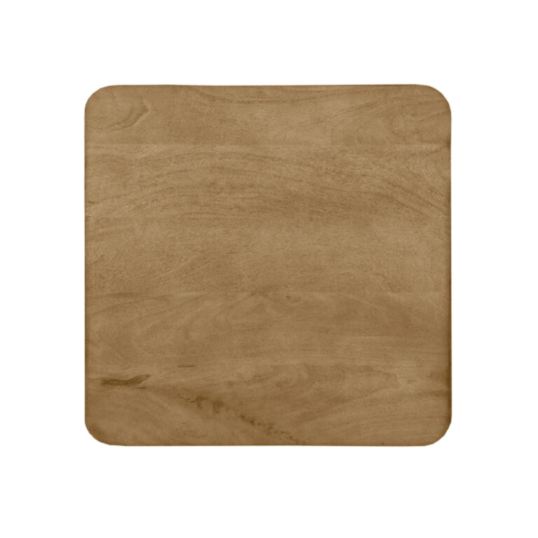 LABEL51 Eetkamertafel Tafelblad Sloppy Edge - Naturel - Mangohout - 70 cm Sloppy