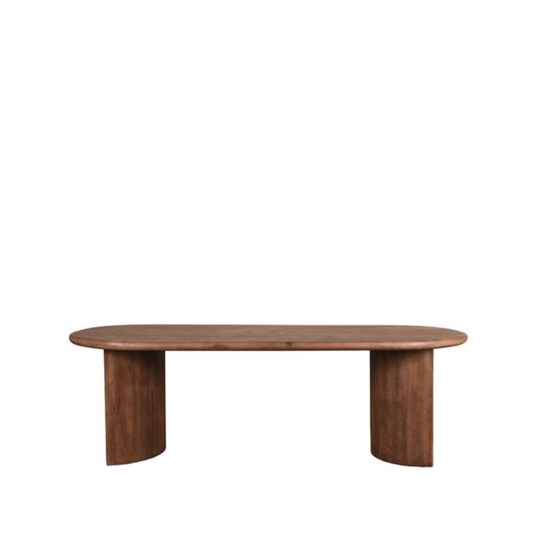 LABEL51 Eetkamertafel Varia - Espresso - Mangohout - 240x100 cm
