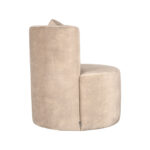 Fauteuil_Evy_65x65x75_Cm_Zand_Velours_Zijkant