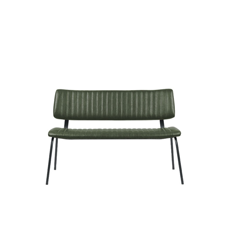 LABEL51 Eetkamerbank Gusto - Hunter - PU-Leder - 120 cm