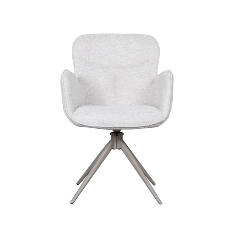 LABEL51 Eetkamerstoel Lasse - Naturel - Canyon - Taupe Frame