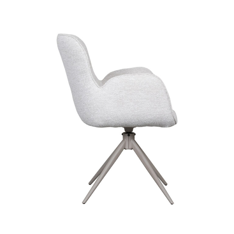 LABEL51 Eetkamerstoel Lasse - Naturel - Canyon - Taupe Frame