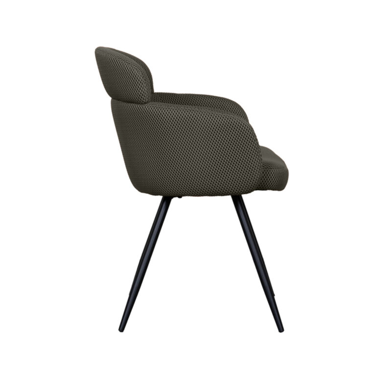 LABEL51 Eetkamerstoel Dinner - Hunter - Breathe - Black Frame