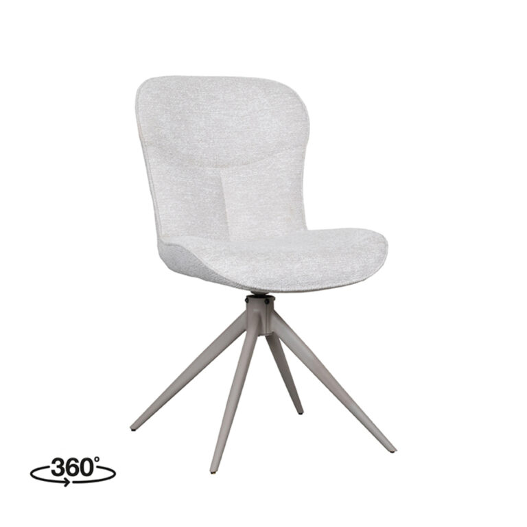 LABEL51 Eetkamerstoel Thorben - Naturel - Canyon - Taupe Frame