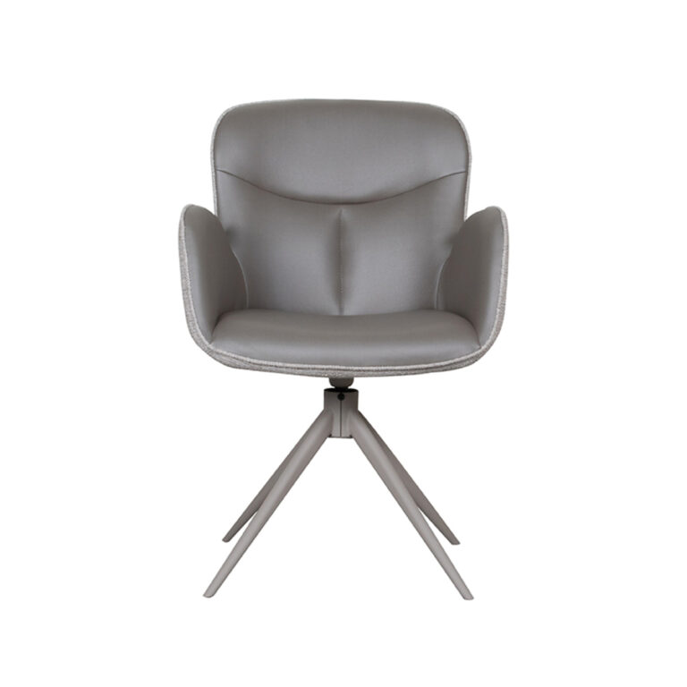 LABEL51 Eetkamerstoel Lasse - Forest - Microfiber - Taupe Frame