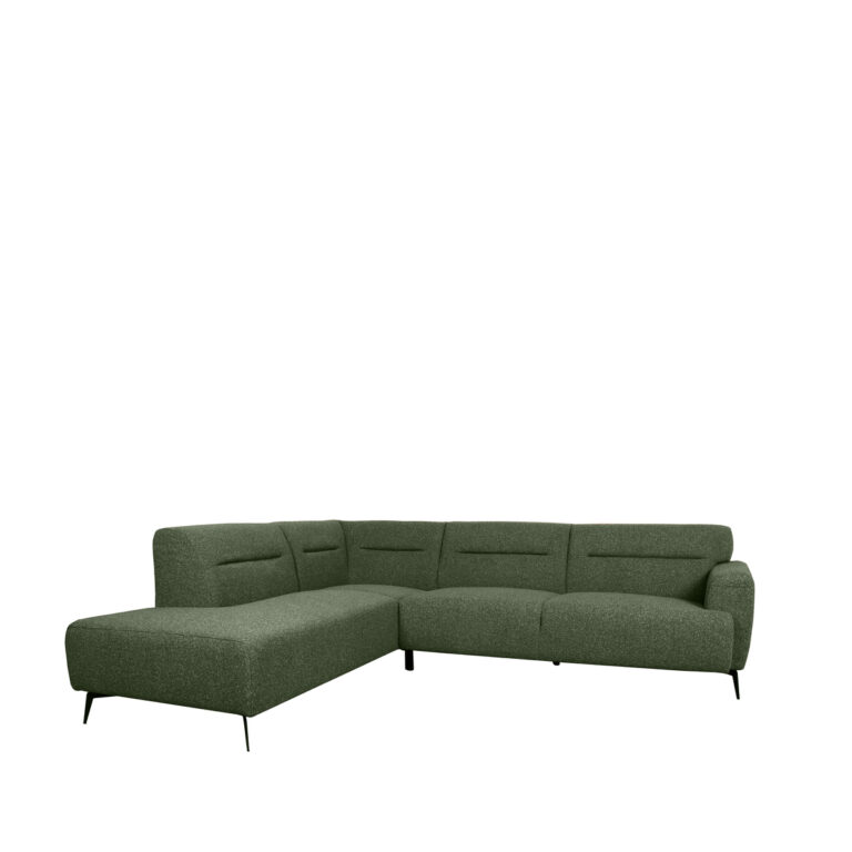 LABEL51 Corner sofa Bolzano - Forest - Boucle - Left
