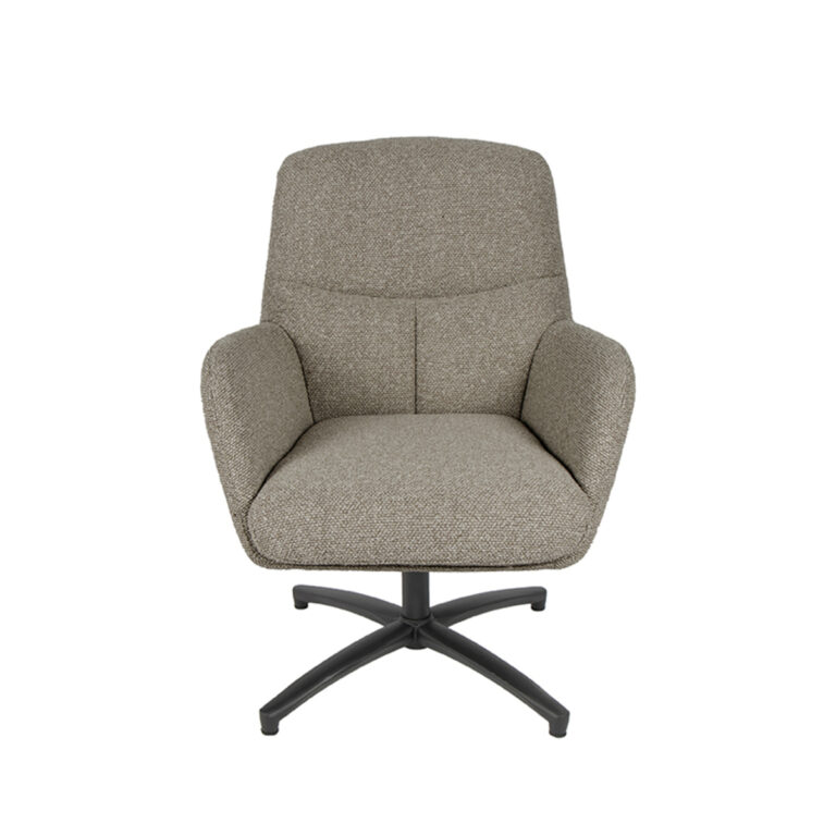 LABEL51 Fauteuil Chill Zone - Truffel grijs - Boucle - One Size