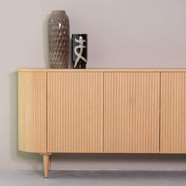 LABEL51 Dressoir Oliva - Naturel - Eiken - Dressoir 180 cm