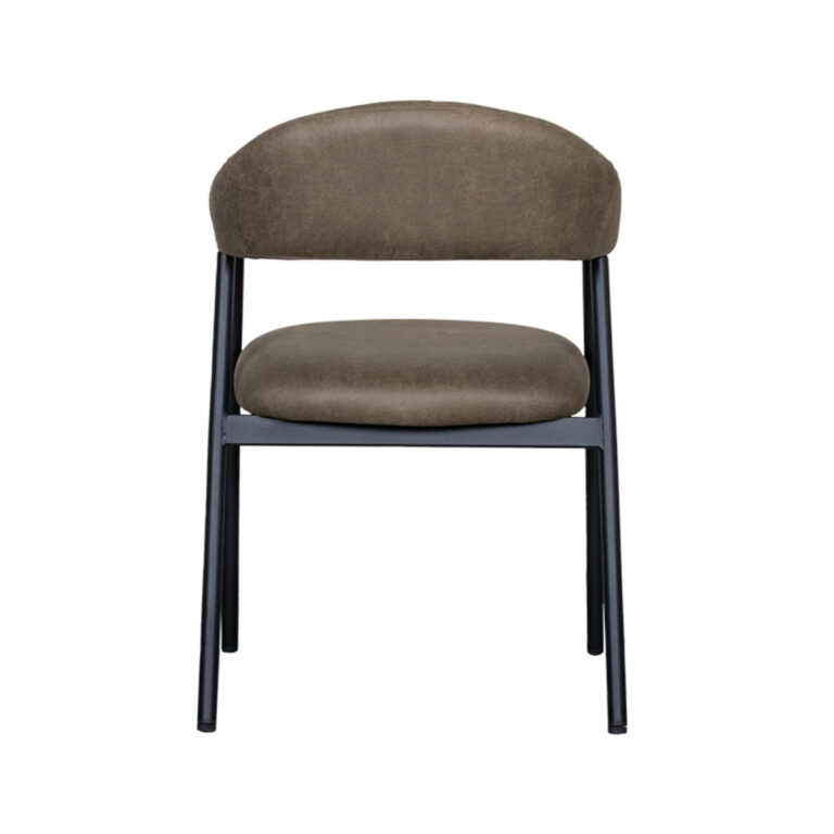 LABEL51 Eetkamerstoel Amaze - Moss - Micro Suede - Black Frame