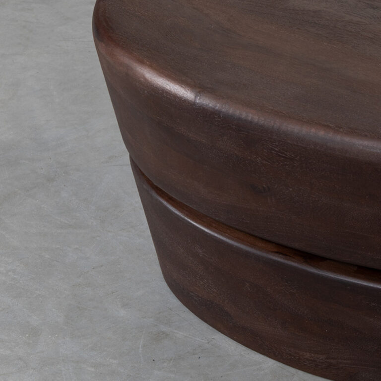 LABEL51 Couchtisch Javi - Espresso - Mangoholz - 110x80 cm