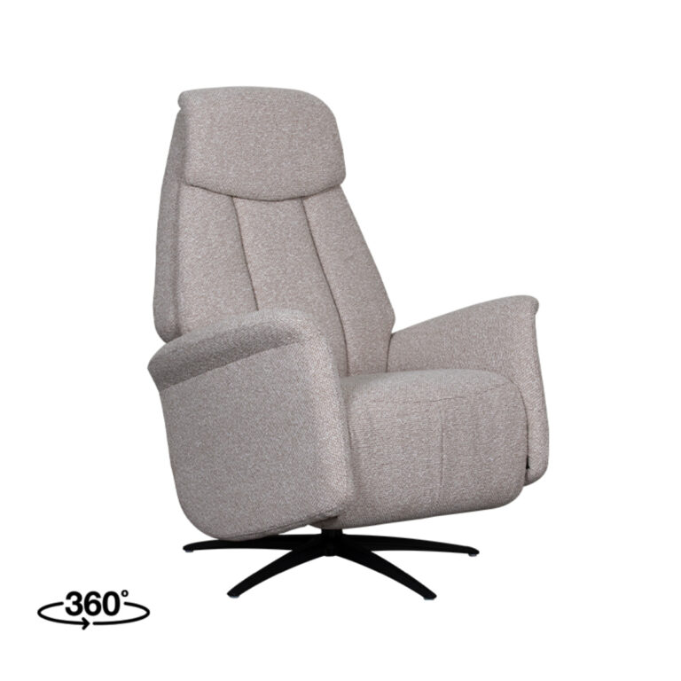 LABEL51 Fauteuil Oslo - Naturel - Boucle - One Size