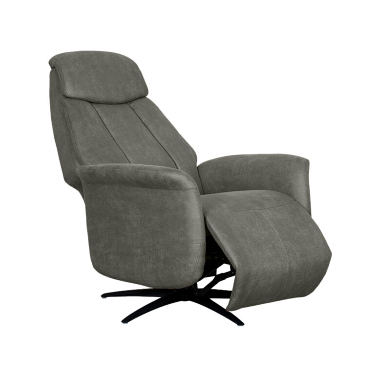 LABEL51 Fauteuil Oslo - Taupe - Micro Suede - One Size