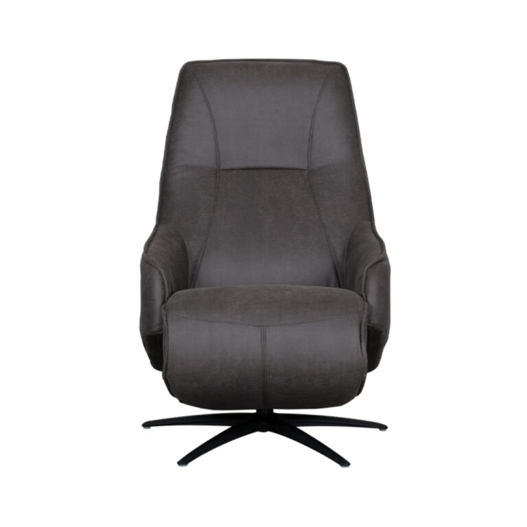 LABEL51 Fauteuil Odense - Antraciet - Micro Suede - One Size