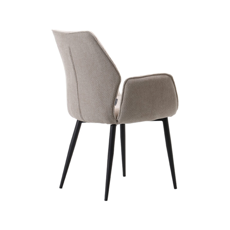 LABEL51 Dining chair Morris - Natural - Elite - Black Frame