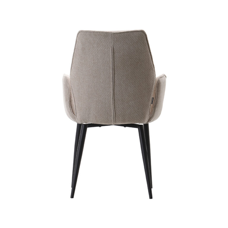 LABEL51 Dining chair Morris - Natural - Elite - Black Frame