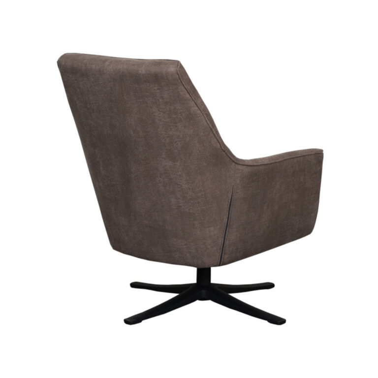 LABEL51 Fauteuil Tod - Taupe - Micro Suede - One Size