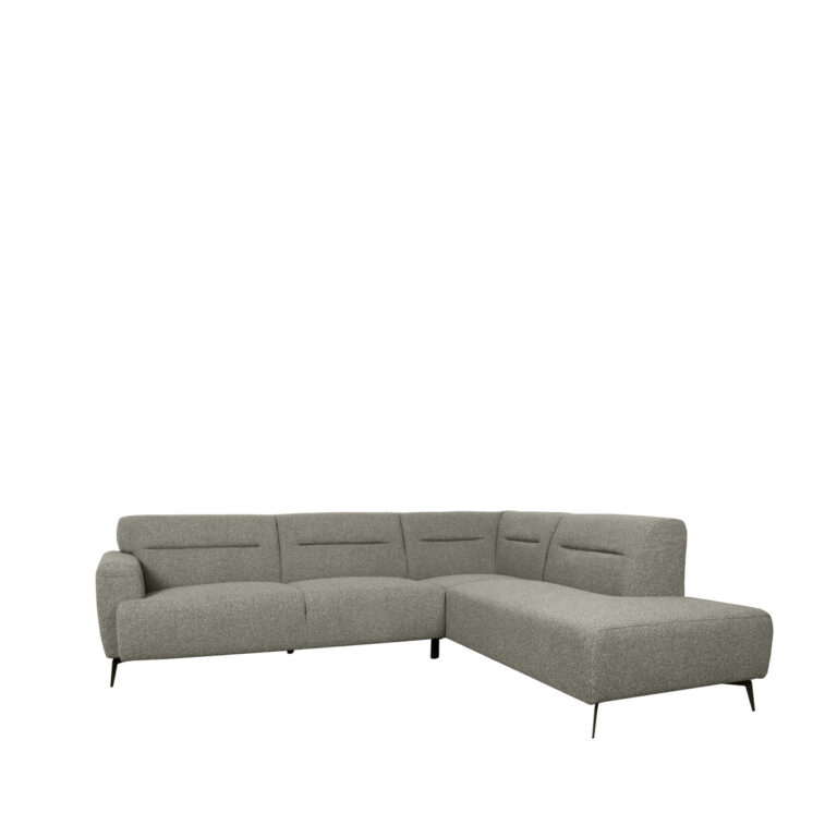LABEL51 Hoekbank Bolzano - Truffel grijs - Boucle - Rechts