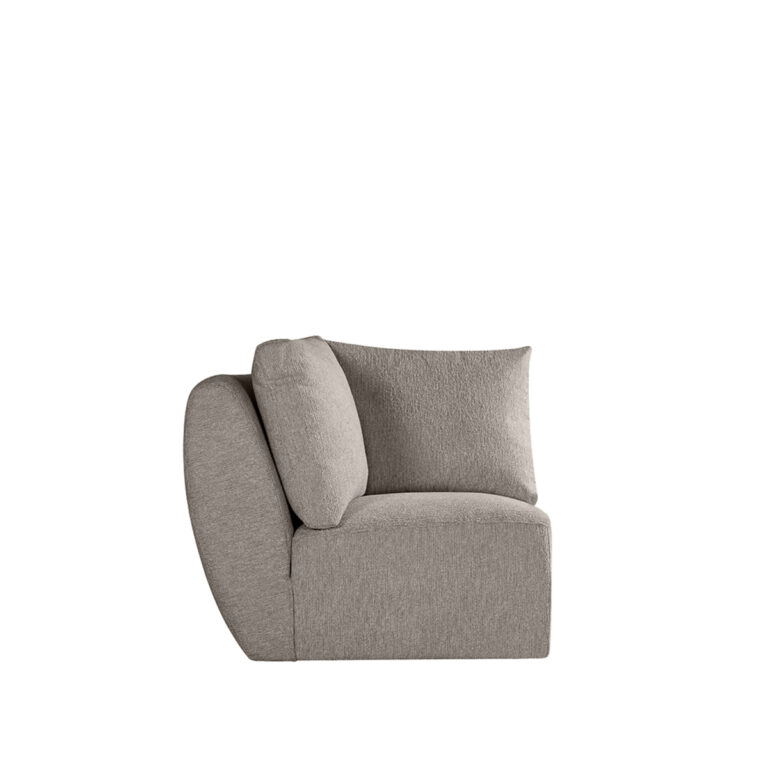 LABEL51 Canapé Rocca - Taupe - Canyon - D'angle