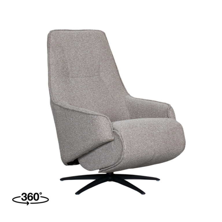LABEL51 Fauteuil Odense - Truffel grijs - Boucle - One Size