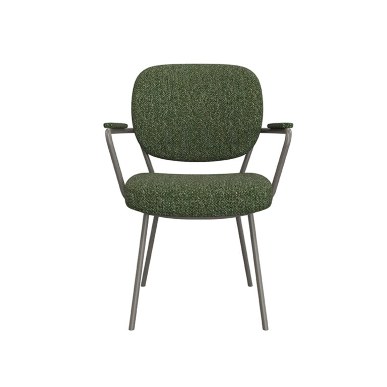 LABEL51 Eetkamerstoel Lausanne - Forest - Boucle - Forest Frame