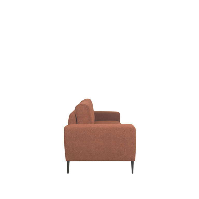 LABEL51 Sofa Ferraro - Rost - Boucle - 3-Sitzer