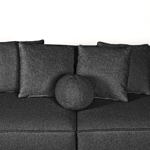 Bank_Stelvio_4-Zits_Hoek_Links_Antraciet_Chique_Boucle_Detail_2