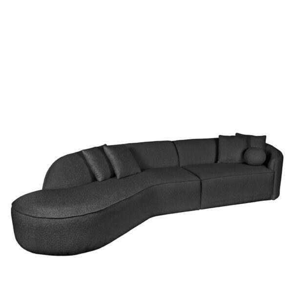 Bank_Stelvio_4-Zits_Hoek_Links_Antraciet_Chique_Boucle_Perspectief_2