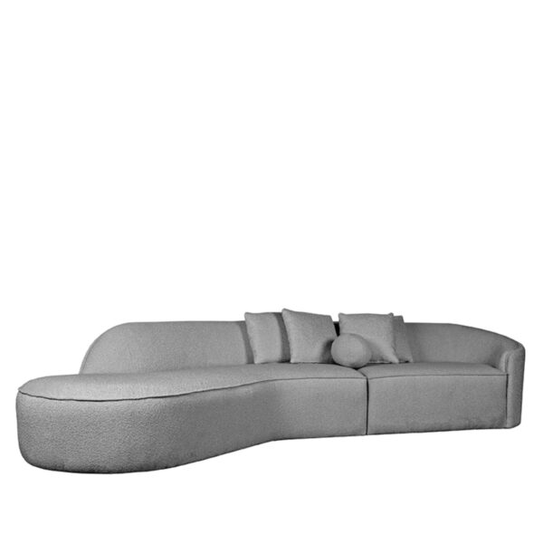 Bank_Stelvio_4-Zits_Hoek_Links_Grijs_Chic_Boucle_Perspectief