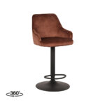 Barkruk_Fender_40x42x92-113cm_Rust_Velours_Perspectief_360