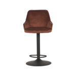 Barkruk_Fender_40x42x92-113cm_Rust_Velours_Voorkant